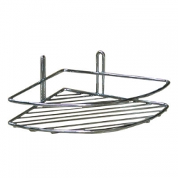 Полка угловая 1 ярус овал 4893-1 СТК