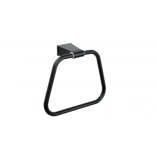Полотенцедержатель кольцо FIXSEN TREND черный матовый, блистер купить в интернет магазине Санрай73
