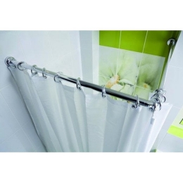 Карниз для ванны нержавейка Г-обр. 1,7м х 0,8м