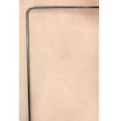 Карниз для ванны Угловой 0,8х1,80 металл хром