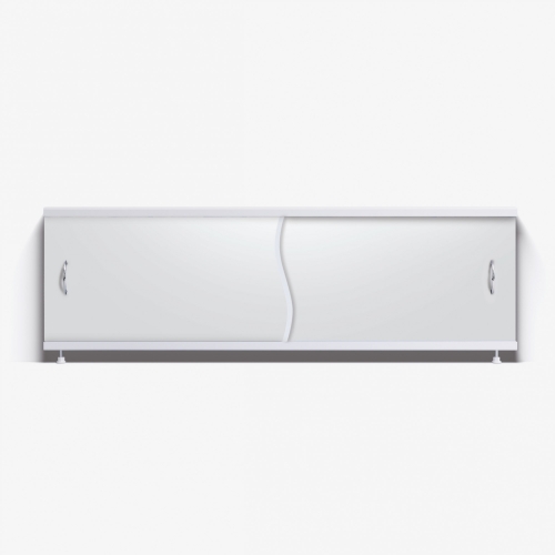 Экран под ванну Alavann Премьер 1,5 м белый, купе, с алюминиевой рамой купить в интернет магазине Санрай73