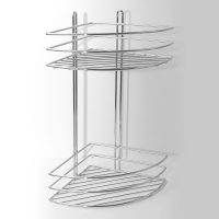 Полка MIXLINE 2-ярус угловая овал высокая