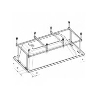 Монтажный комплект 170х75 к ванне ROCA HALL