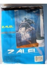 Шторка для ванны 180*180 (фотопринт) цветн без колец