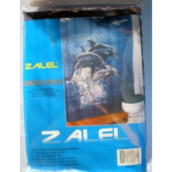 Шторка для ванны 180*180 (фотопринт) цветн без колец