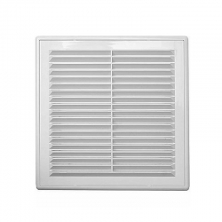 Вентиляционная решетка 138мм х 138мм ERA ж/нак с сеткой без рамки АБС