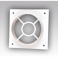 Накладка торцевая 160мм х 160мм с фланцем Ø125 Era