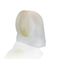 Соединитель 60мм х 204мм/Ø125мм угл плоский/круглый 620СК12,5ФП