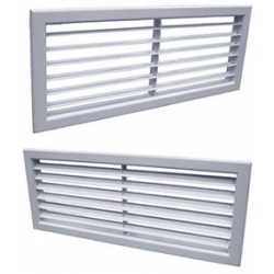 Вентиляционная решетка 300мм х 200мм белая пластик