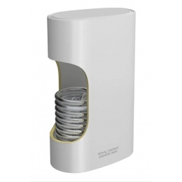 Бойлер 80л Royal Thermo AQUATEC INOX-F косвенный комбинированный, плоский, настенный