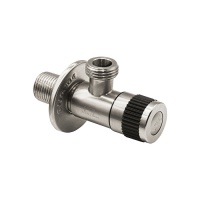 Кран вентильный угловой 1/2"НР/НР Solone DF-1022 для смесителя