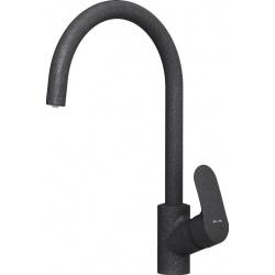 Смеситель для кухни AM.PM Like F8007722, однорычажный, с каналом для фильтра, высокий излив, черный