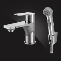 Смеситель для умывальника с гигиеническим душем Elghansa WELLESLEY 16X4844 однорычажный