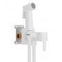 Смеситель с гигиеническим душем Elghansa CONCEALED 22Q0017-White Set-112, встраиваемый, белый