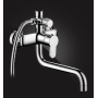 Душевая система Elghansa SHOWER SET 2306683-2C Set-25, однорычажная, излив, стойка, верхний и ручной