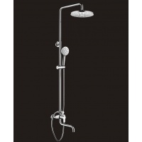 Душевая система Elghansa SHOWER SET 2308883-2L Set-21, однорычажная, излив, стойка, верхний и ручной