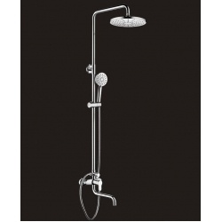 Душевая система Elghansa SHOWER SET 2308883-2L Set-21, однорычажная, излив, стойка, верхний и ручной