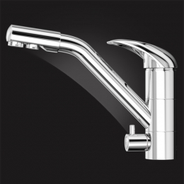 Смеситель для кухни Elghansa KITCHEN Pure Water 5602623-New, для фильтра, длинный излив, рычажный