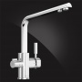 Смеситель для кухни Elghansa KITCHEN Pure Water 5604632, выход для фильтра, высокий излив, рычажный