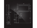 Смеситель для кухни Elghansa CLIQ 5607324 с раскладным изливом, однорычажный