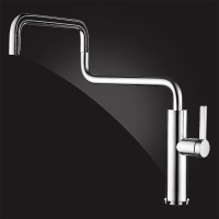 Смеситель для кухни Elghansa CLIQ 5607324 с раскладным изливом, однорычажный