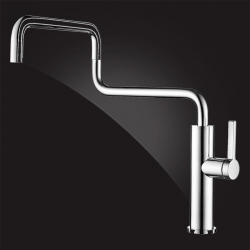 Смеситель для кухни Elghansa CLIQ 5607324 с раскладным изливом, однорычажный