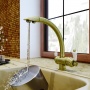 Смеситель для кухни Elghansa KITCHEN Pure Water 56A5840-Bronze, выход для фильтра, высокий излив