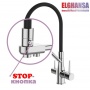 Смеситель для кухни Elghansa KITCHEN Pure Water 56B5128, выход для фильтра, длинный гибкий излив