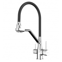 Смеситель для кухни Elghansa KITCHEN Pure Water 56B5128, выход для фильтра, длинный гибкий излив