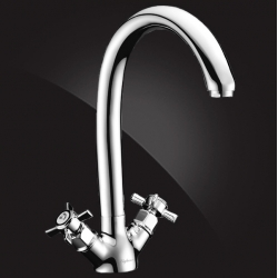 Смеситель для кухни Elghansa PRAKTIC CHROME 5902660, высокий излив, двухвентильный