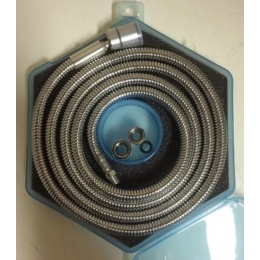 Шланг для душа Elghansa SHOWER HOSE SH018-New, вытяжной для выдвижных леек, 200 см, хром
