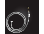 Шланг для душа Elghansa SHOWER HOSE SH022-New, растягивающийся 180-220 см, хром