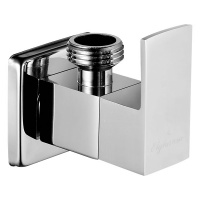 Кран угловой 1/2"НР/НР Elghansa UNIT VK-019 керамическая кран-букса, для смесителя, хром