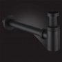 Сифон для раковины Elghansa WASTE SYSTEMS WBT-512-Black цилиндрический, черный
