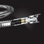 Шланг для душа Elghansa SHOWER HOSE SH006-New, растягивающийся 80-100 см, хром