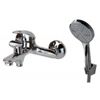 Смеситель для ванны ESKO Rio RIO54, короткий излив, с душевым комплектом