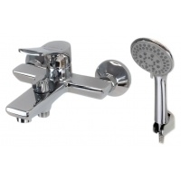 Смеситель для ванны ESKO Eiger EG54, короткий излив, с душевым комплектом