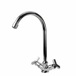 Смеситель для кухни ESKO Zurich ZH519, высокий  излив, двухвентильный