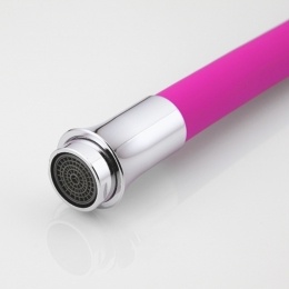 Излив для смесителя для кухни FRAP F7255, гибкий, розовый