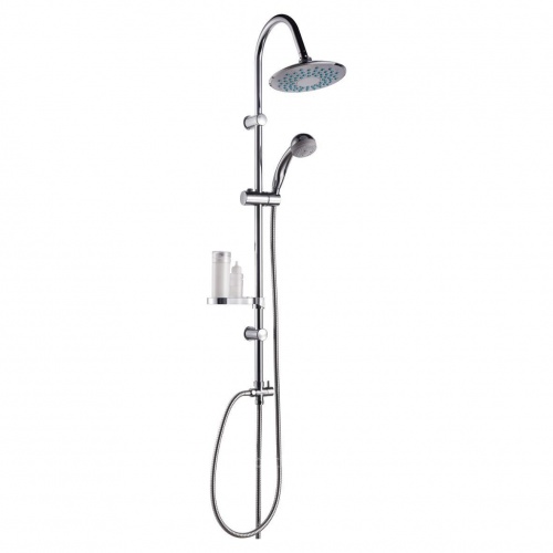 Душевая стойка Gross Aqua OPTIMA GA9010, верхний душ, ручной душ, с переключателем, мыльницей купить в интернет магазине Санрай73