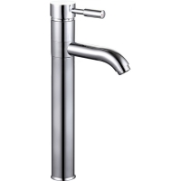 Смеситель для раковины Ledeme L1052-2, однорычажный, высокий короткий излив