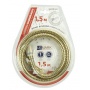 Шланг для душа Lemark LE8037B-Gold, двухзагибный, 150 см, золото