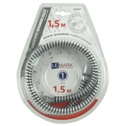 Шланг для душа Lemark LE8042P, ПВХ, 150 см, хром