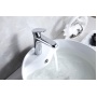 Смеситель для раковины Lemark Point LM0306C, однорычажный, средний Г-излив