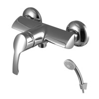 Смеситель для душа Lemark plus Strike LM1103C, однорычажный, ручная лейка