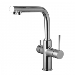 Смеситель для кухни Lemark Comfort LM3060C, с выходом для фильтра, высокий Г-излив
