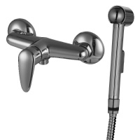 Смеситель с гигиеническим душем Lemark Pramen LM3318C, настенный, однорычажный