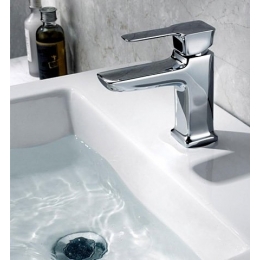 Смеситель для раковины Lemark Basis LM3606C, однорычажный, короткий Г-излив