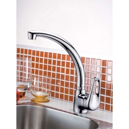 Смеситель для кухни Lemark Luna LM4105C, однорычажный, высокий излив