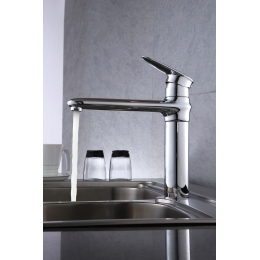 Смеситель для кухни Lemark Status LM4404C, однорычажный, средний излив